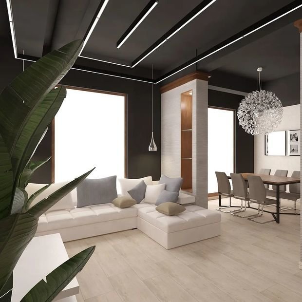 Фотография: Гостиная в стиле Минимализм – фото на INMYROOM