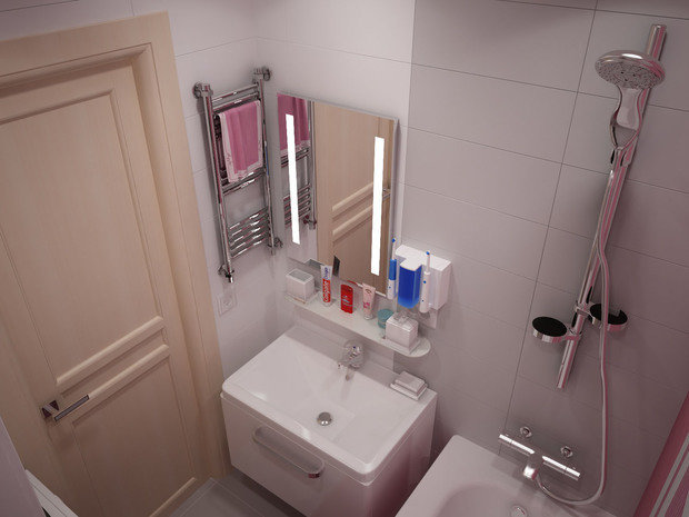 Фото из портфолио Небольшая квартира в МКР "Текстильщики". – фотографии дизайна интерьеров на INMYROOM