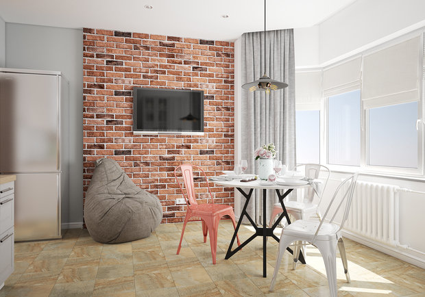 Фотография: Кухня и столовая в стиле Лофт – фото на INMYROOM