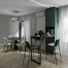 Фото из портфолио Кухня-гостиная 30 кв.м – фотографии дизайна интерьеров на INMYROOM