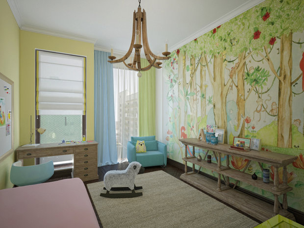 Фото из портфолио Детская – фотографии дизайна интерьеров на INMYROOM