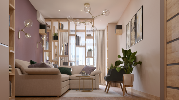 Фото из портфолио Квартира 96 кв. м. ЖК Летний сад – фотографии дизайна интерьеров на INMYROOM