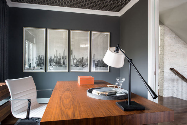 Фотография: Офис в стиле Хай-тек, Квартира, Дома и квартиры – фото на INMYROOM