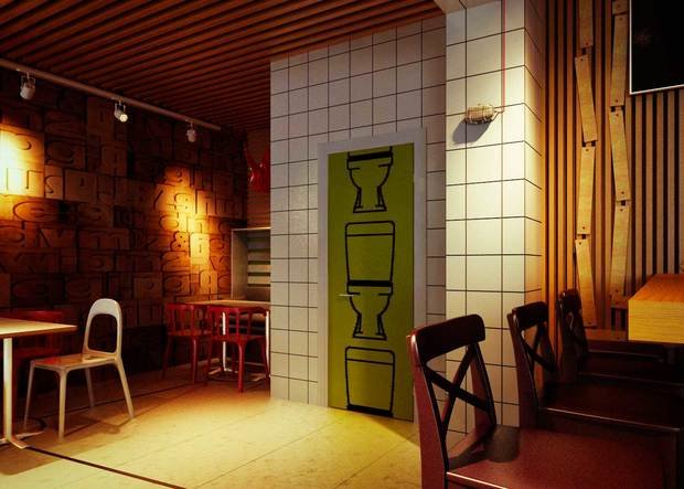 Фото из портфолио Pizza Time – фотографии дизайна интерьеров на INMYROOM