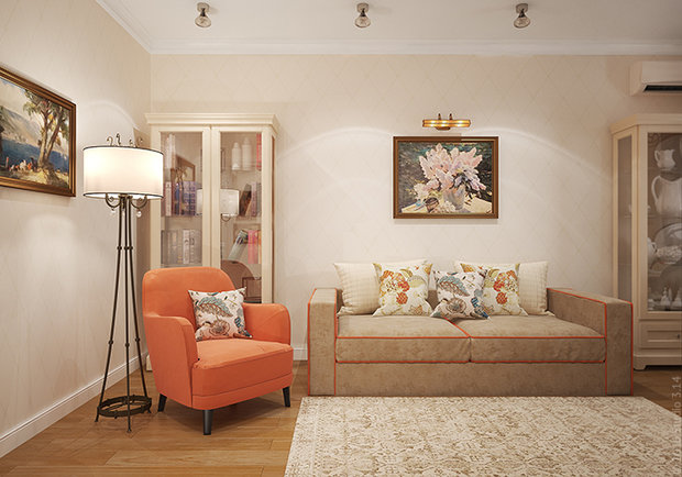 Фото из портфолио Очарование старой Москвы – фотографии дизайна интерьеров на INMYROOM