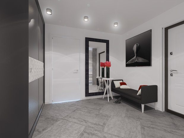 Фото из портфолио Частная квартира 86м2 – фотографии дизайна интерьеров на INMYROOM