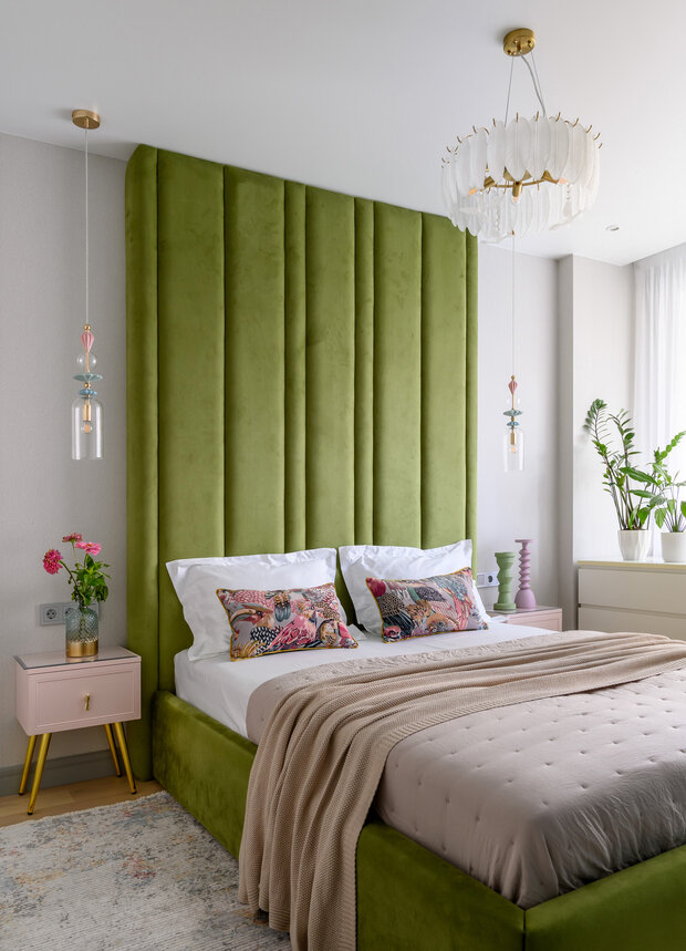 Фотография: Спальня в стиле Современный, Квартира, Проект дня, Нижний Новгород, 1 комната, 40-60 метров, Любовь Мамошкина – фото на INMYROOM
