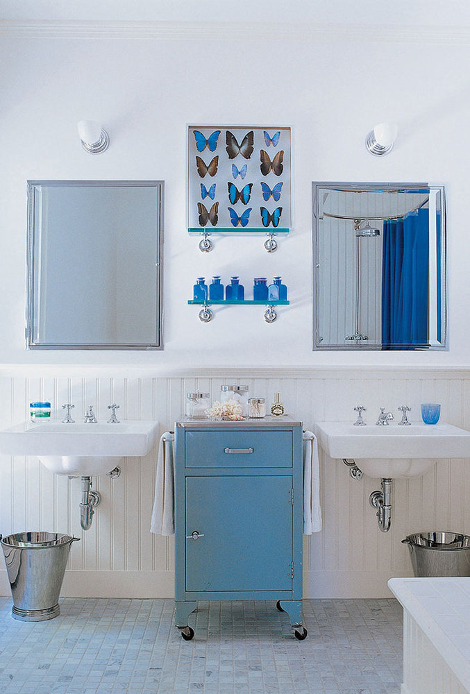 Фотография: Ванная в стиле Прованс и Кантри, Дом, Дома и квартиры, Интерьеры звезд – фото на INMYROOM