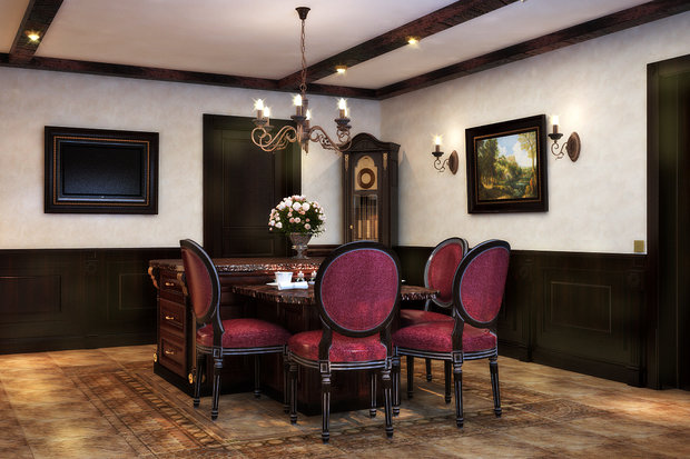 Фото из портфолио Квартира в Английском стиле – фотографии дизайна интерьеров на INMYROOM