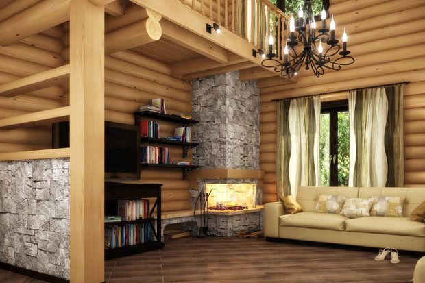 Фото из портфолио избушка для настроения – фотографии дизайна интерьеров на INMYROOM