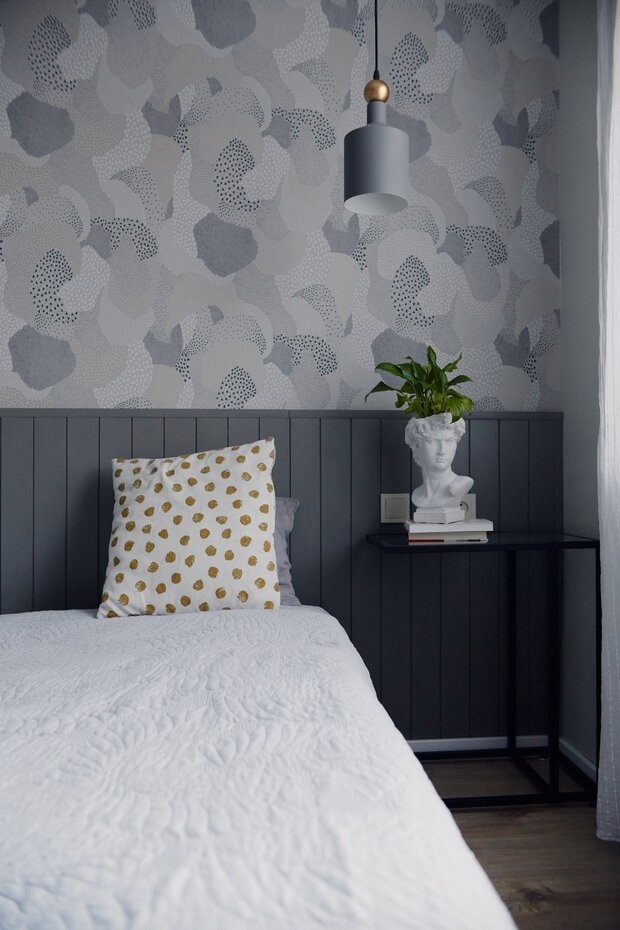 Фотография: Спальня в стиле Скандинавский, Эклектика, Винтажный, Проект недели, Дом и дача, Таунхаус, Челябинск, 3 комнаты, Более 90 метров, Вера Маурер – фото на INMYROOM