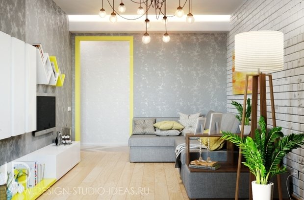Фото из портфолио СОВРЕМЕННЫЙ ИНТЕРЬЕР В ЖК ГРАНД ПАРК, 72 м² – фотографии дизайна интерьеров на INMYROOM