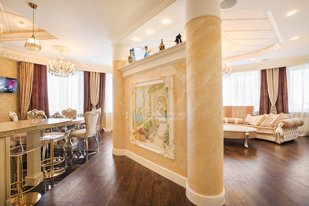 Фото из портфолио Фото классической кухни по проекту от Батенькофф  – фотографии дизайна интерьеров на InMyRoom.ru