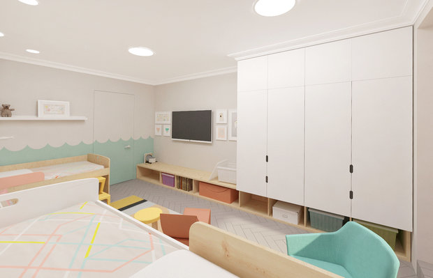 Фото из портфолио Дизайн детской "Рыбки и Трансформеры" – фотографии дизайна интерьеров на INMYROOM