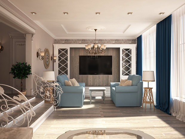 Фото из портфолио Гостиная в пансионате – фотографии дизайна интерьеров на INMYROOM