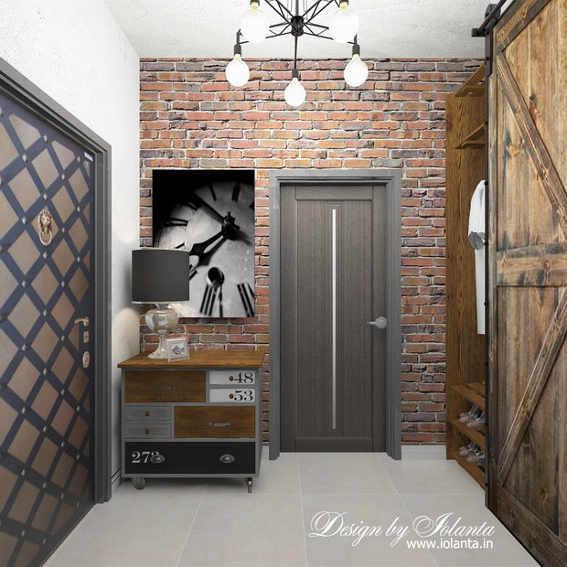 Фото из портфолио Лофт прихожая – фотографии дизайна интерьеров на INMYROOM