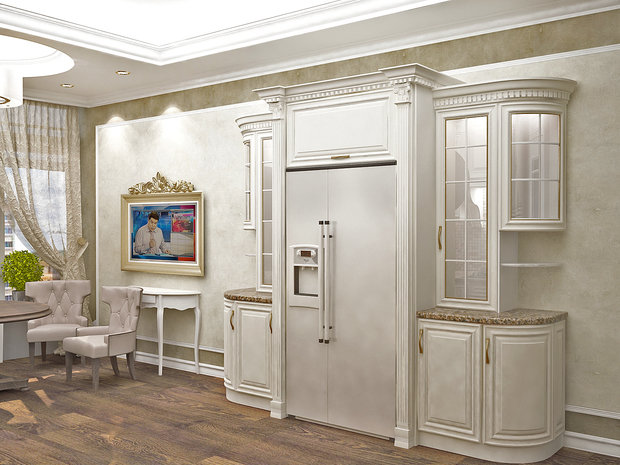 Фото из портфолио кухня кв Юбилейный – фотографии дизайна интерьеров на INMYROOM