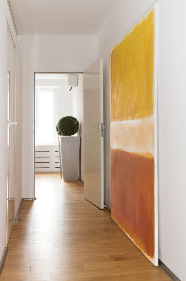 Фотография: Прихожая в стиле Лофт, Квартира, Цвет в интерьере, Дома и квартиры, Белый, Минимализм, Проект недели – фото на INMYROOM