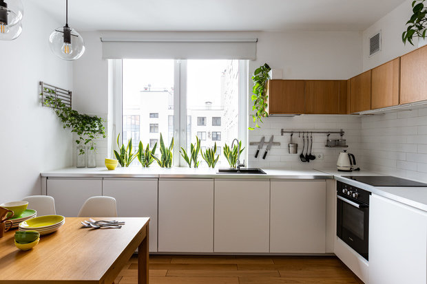 Кухня заказана в стандартных размерах в ИКЕА.