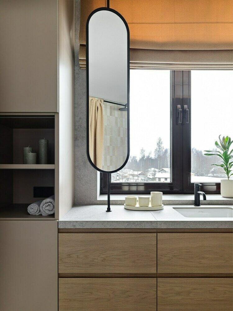 Фотография: Ванная в стиле Современный, Минимализм, Дом, Проект дня, Дом и дача, Ленинградская область, 4 и больше, Более 90 метров, Анара Беркалиева – фото на INMYROOM Фотография: Ванная в стиле Современный, Минимализм, Дом, Проект дня, Дом и дача, Ленинградская область, 4 и больше, Более 90 метров, Анара Беркалиева – фото на INMYROOM