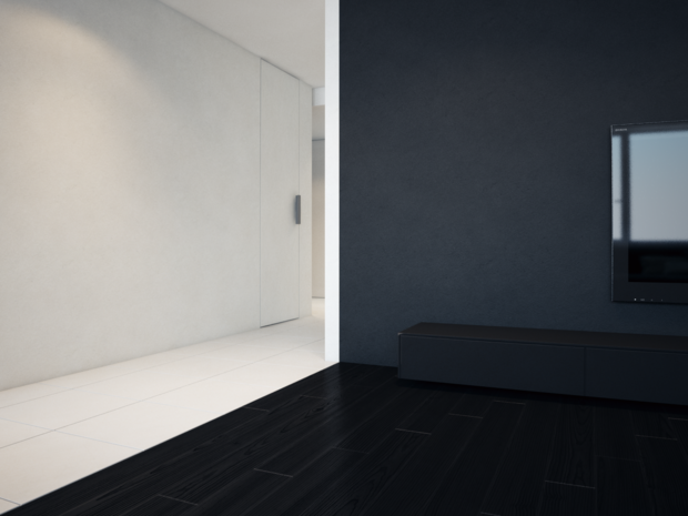 Фотография: Гостиная в стиле Хай-тек, Квартира, Дома и квартиры, Минимализм – фото на INMYROOM