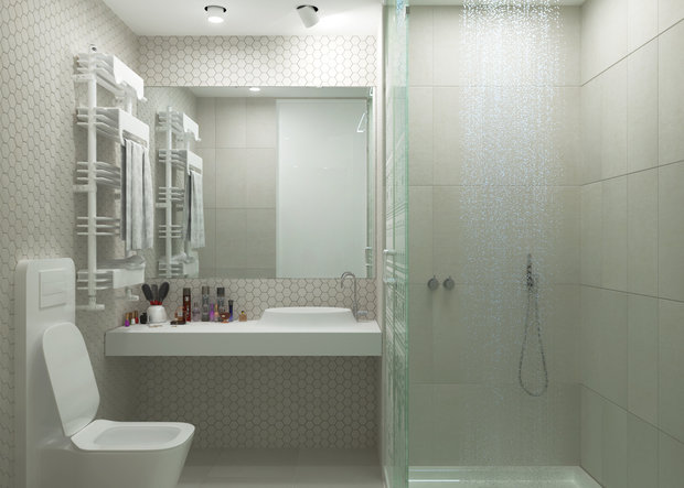 Фото из портфолио Минималистичная квартира с элементами лофта – фотографии дизайна интерьеров на INMYROOM