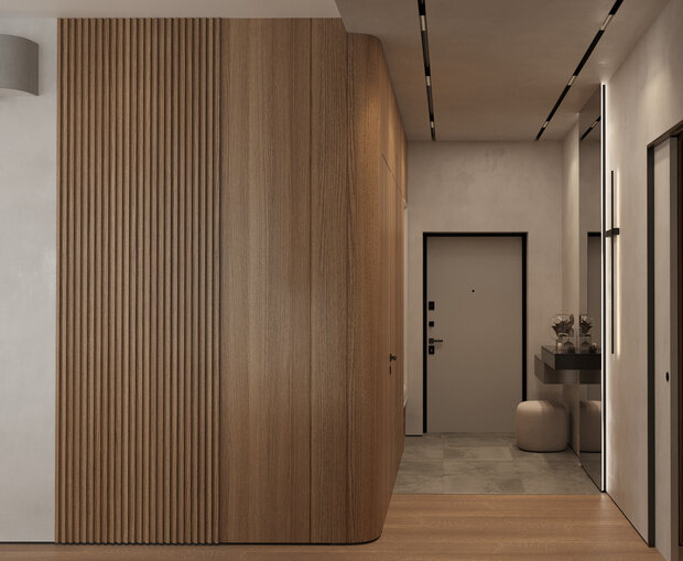 Фото из портфолио Интерьер видовой квартиры с террасой – фотографии дизайна интерьеров на INMYROOM