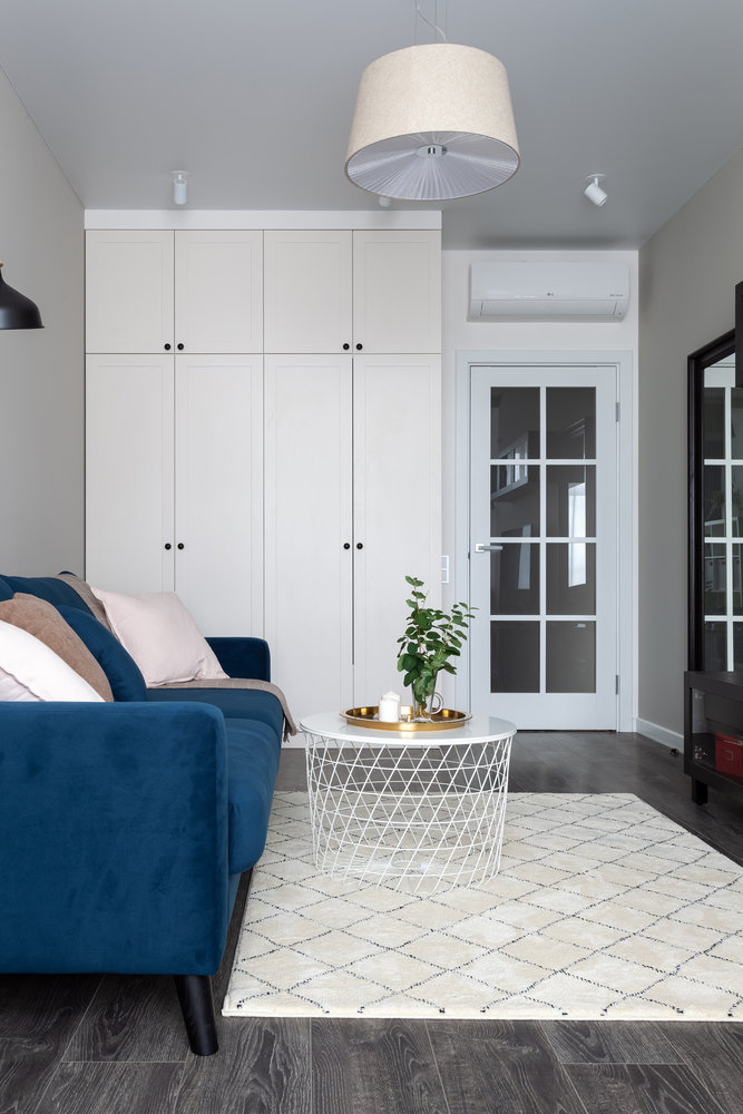 Фотография: Гостиная в стиле Современный, Квартира, Проект дня, 1 комната, 40-60 метров, Анна Иноземцева – фото на INMYROOM Фотография: Гостиная в стиле Современный, Квартира, Проект дня, 1 комната, 40-60 метров, Анна Иноземцева – фото на INMYROOM