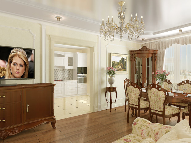 Фото из портфолио Проект Химки – фотографии дизайна интерьеров на INMYROOM