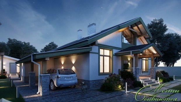 Фото из портфолио Шале по-уральски – фотографии дизайна интерьеров на INMYROOM