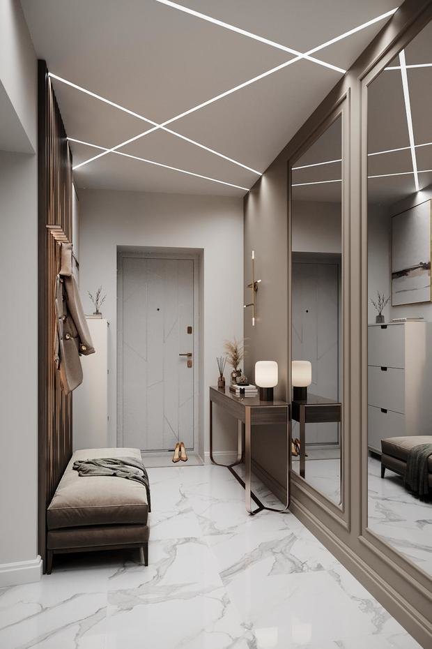 Фото из портфолио Современная классика с элементами ар-деко в квартире на Краснопутиловской – фотографии дизайна интерьеров на INMYROOM