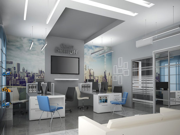 Фото из портфолио Интерьер офиса – фотографии дизайна интерьеров на INMYROOM