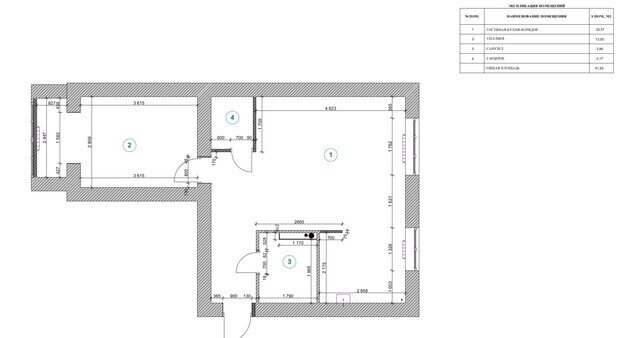 Фотография: Планировки в стиле , Прованс и Кантри, Квартира, Проект дня, Кирпичный дом, 2 комнаты, 40-60 метров, Башкортостан, Лариса Байракова – фото на INMYROOM