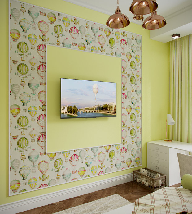 Фотография: Детская в стиле Классический, Современный, Квартира, Проект недели, Химки, Екатерина Попова, Московская область, Студия 3.14, Тимур Абдрахманов, Борис Комаровский, новостройка, Алена Горшкова, Монолитный дом, 4 и больше, Более 90 метров – фото на INMYROOM