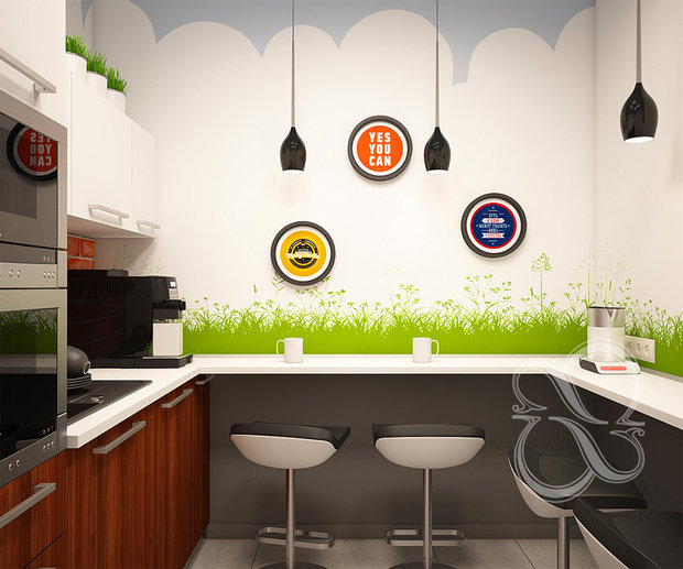 Фото из портфолио Проект: Sunny Office – фотографии дизайна интерьеров на INMYROOM