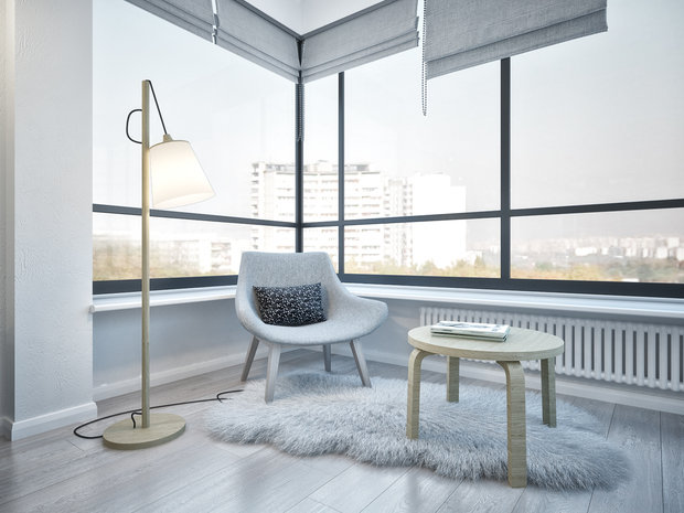 Фотография: Балкон в стиле Скандинавский, Квартира, Проект недели, Москва, двушка, Степан Бугаев, «Победа дизайна» – фото на INMYROOM