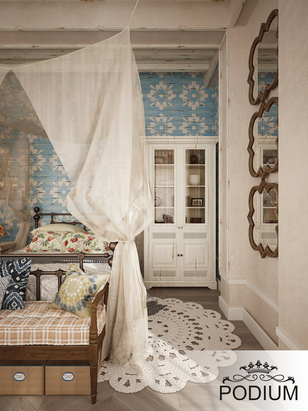 Фото из портфолио Спальня в стиле Прованс – фотографии дизайна интерьеров на InMyRoom.ru