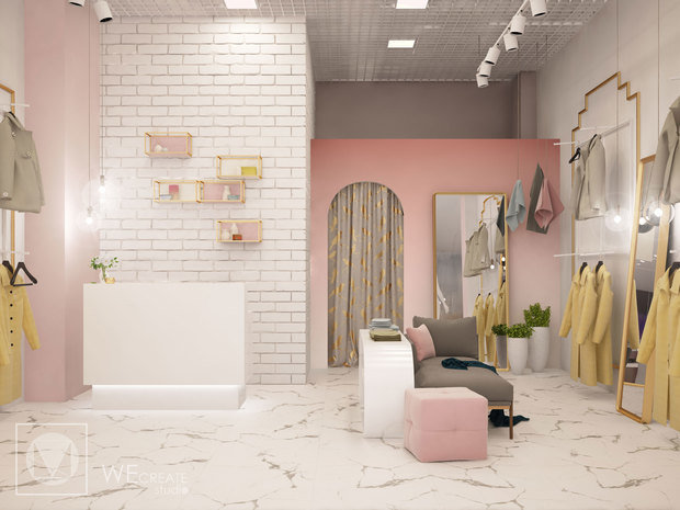 Фото из портфолио Магазин одежды с элементами ар-деко – фотографии дизайна интерьеров на INMYROOM