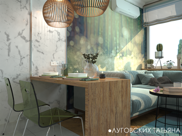 Фото из портфолио квартира студия 29 м2 – фотографии дизайна интерьеров на INMYROOM