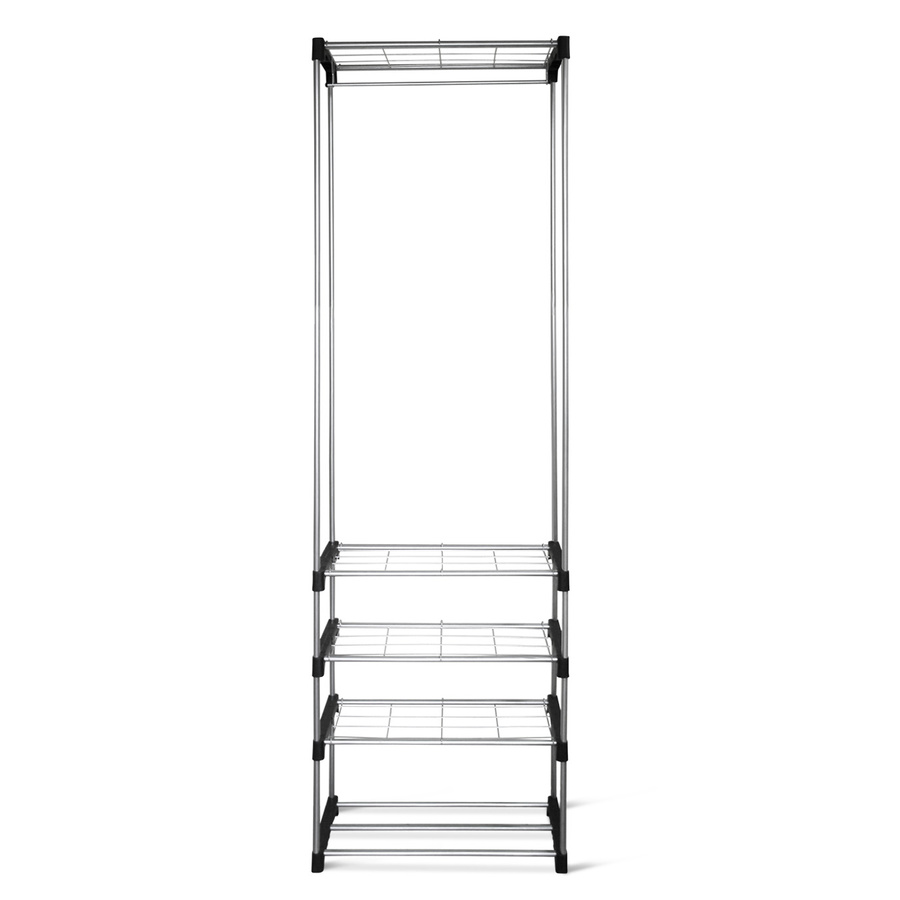 Гардеробная система Айзенах черно-серого цвета