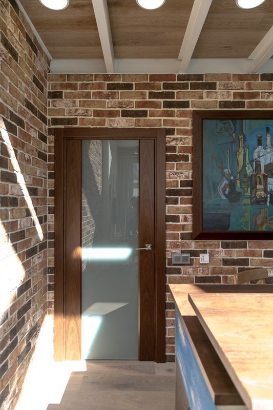 Фотография: Кухня и столовая в стиле Лофт, Современный, Гостиная, Интерьер комнат, Дачный ответ – фото на INMYROOM