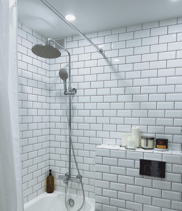 Фотография: Ванная в стиле Скандинавский, Ремонт на практике – фото на INMYROOM