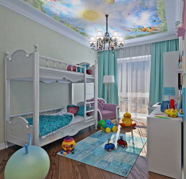 Фото из портфолио Классика с синими акцентами – фотографии дизайна интерьеров на INMYROOM