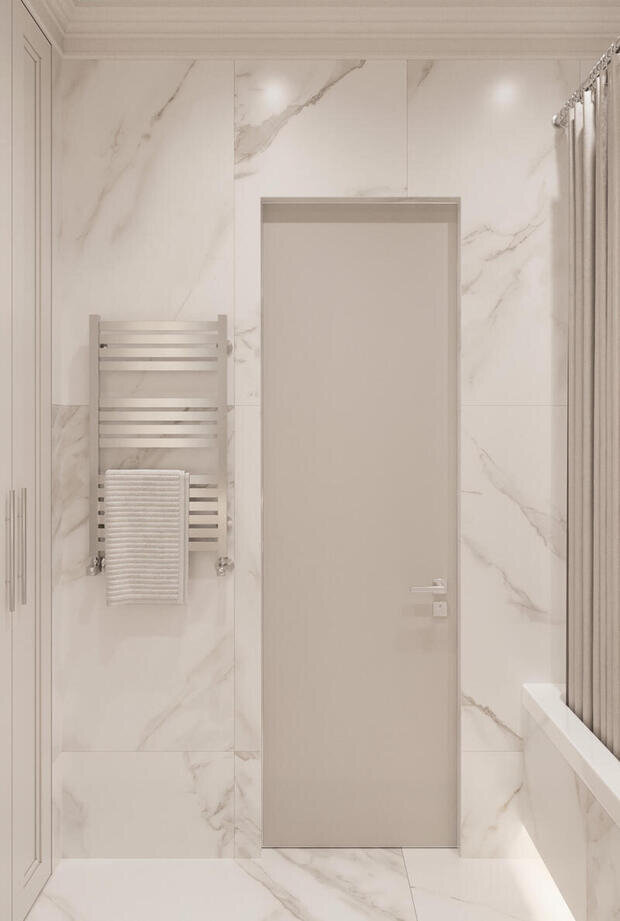 Фото из портфолио Дизайн-проект квартиры в ЖК «Shagal» в стиле современная классика – фотографии дизайна интерьеров на INMYROOM