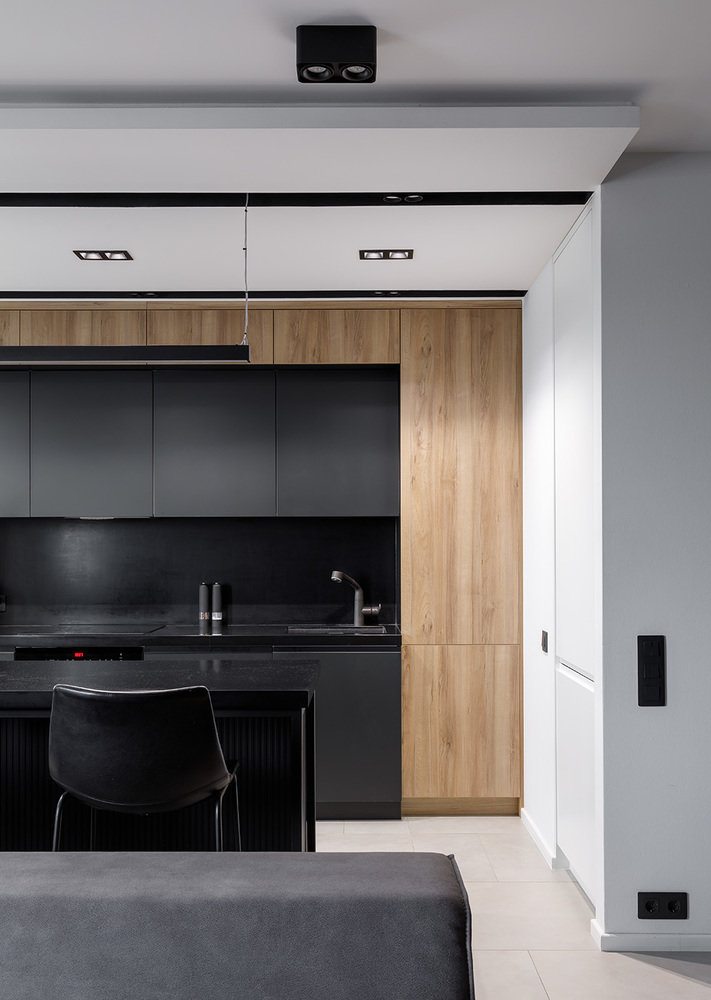 Фотография: Кухня и столовая в стиле Современный, Минимализм, Лофт, Проект дня, Санкт-Петербург, 2 комнаты, 60-90 метров, Dinamika Architects – фото на INMYROOM Фотография: Кухня и столовая в стиле Современный, Минимализм, Лофт, Проект дня, Санкт-Петербург, 2 комнаты, 60-90 метров, Dinamika Architects – фото на INMYROOM