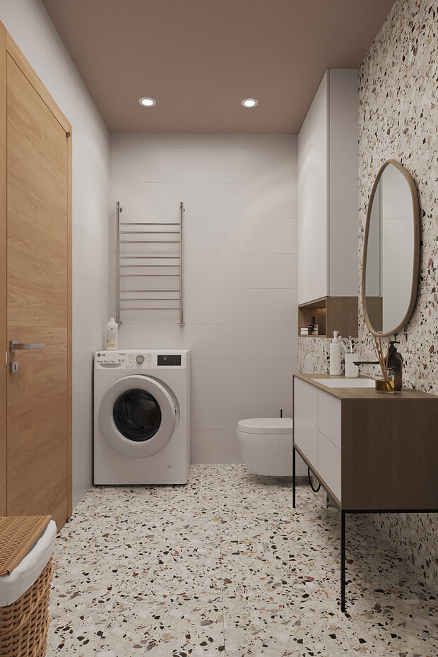 Фото из портфолио Квартира для девушки в Ханты-Мансийске – фотографии дизайна интерьеров на INMYROOM