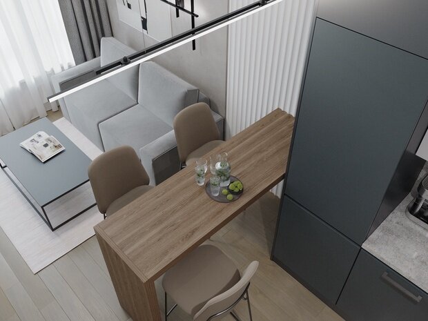 Фото из портфолио Квартира для молодой семьи ЖК Мытищи Парк – фотографии дизайна интерьеров на INMYROOM