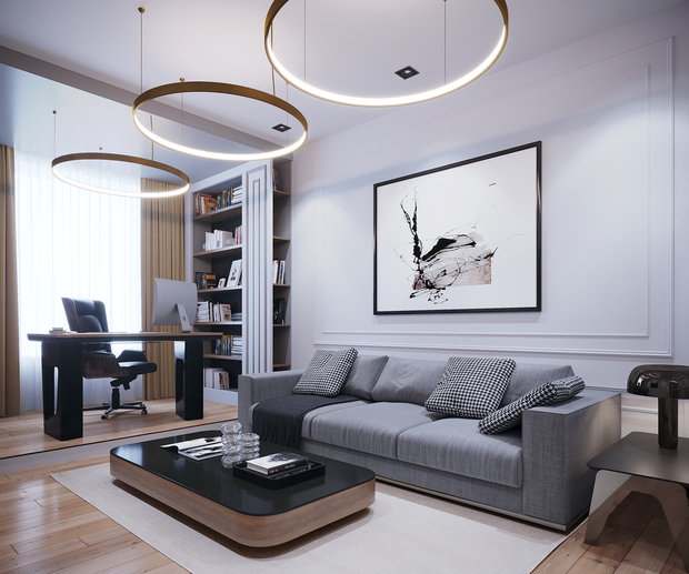 Фото из портфолио Дизайн-проект частной квартиры ЖК "Рассказово" 65,7 м² – фотографии дизайна интерьеров на INMYROOM