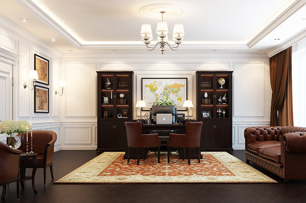 Фото из портфолио Светлая классика – фотографии дизайна интерьеров на INMYROOM