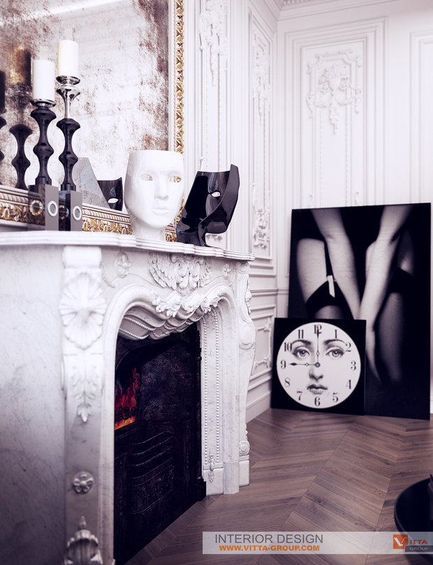 Фото из портфолио Гостиная барокко – фотографии дизайна интерьеров на INMYROOM